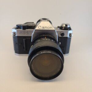 Canon AE-1 Program 35mm Film Camera (For Parts/Repair) with Lens